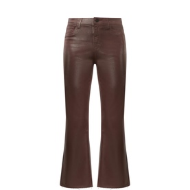 Kendra Coated Cropped Jeans