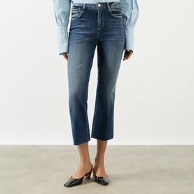 Kendra High-Rise Cropped Jeans