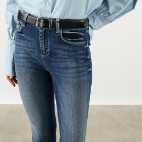 Kendra High-Rise Cropped Jeans