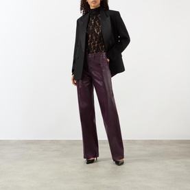 Scottie Coated Straight Leg Jeans