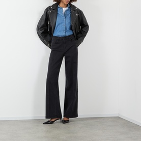 Scottie High-Rise Wide Leg Jeans