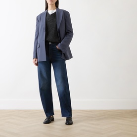 The Full-Pipe Skimp Barrel Leg Jeans