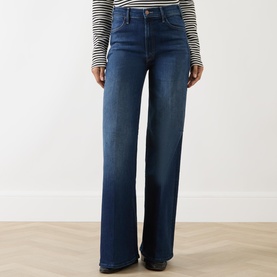 The Hustler Roller Sneak Wide Leg Jeans