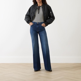 The Hustler Roller Sneak Wide Leg Jeans