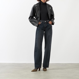 Tess High-Rise Straight Leg Trousers