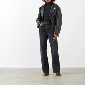 Tess High-Rise Straight Leg Trousers