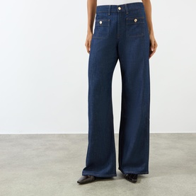 Lotta High-Rise Wide Leg Jeans