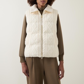 Irina Cable Knit Gilet