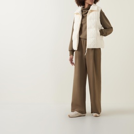 Irina Cable Knit Gilet