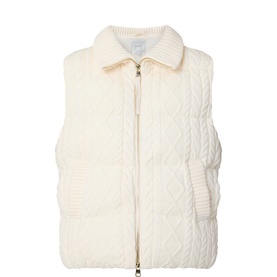 Irina Cable Knit Gilet