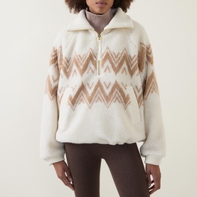 Hendrik Half Zip Sherpa Sweater
