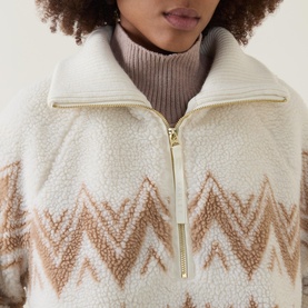 Hendrik Half Zip Sherpa Sweater