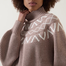 Marcie Rib Knit Turtleneck Sweater