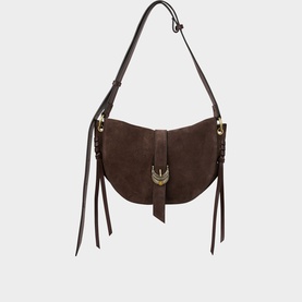 YouYou Suede Small Saddle Bag