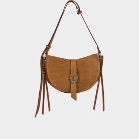 YouYou Suede Small Saddle Bag