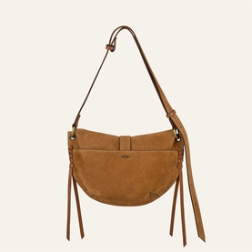 YouYou Suede Small Saddle Bag