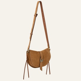 YouYou Suede Small Saddle Bag