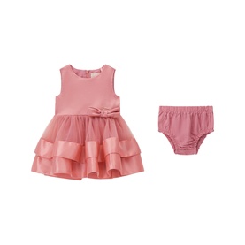 Bow Dress & Bloomers Two-Piece Set