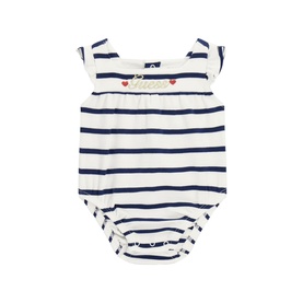 Stripe Logo Bodysuit