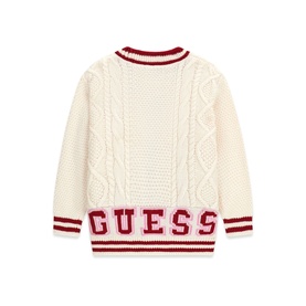 Varsity Logo Knit Cardigan