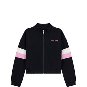 Logo Side Stripe Zip Sweatshirt