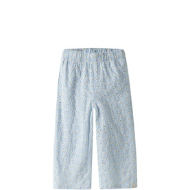 Tessie Embroidered Wide Leg Trousers