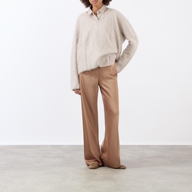Margareta Brushed Cashmere Sweater
