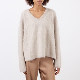 Margareta Brushed Cashmere Sweater