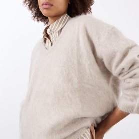 Margareta Brushed Cashmere Sweater