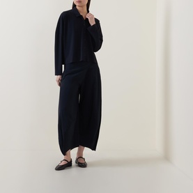 Solid Jersey Blouse