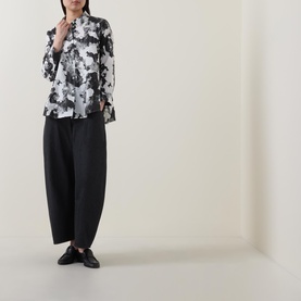 Monochrome Printed Blouse