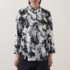 Monochrome Printed Blouse