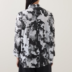 Monochrome Printed Blouse