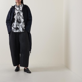 Monochrome Printed Blouse