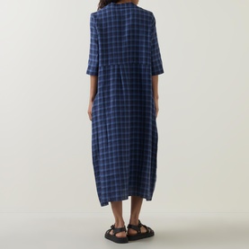 Check Pocket Shirt Dress