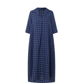 Check Pocket Shirt Dress