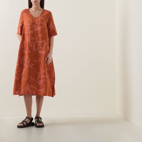 Botanical Flared Dress