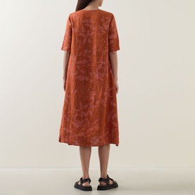 Botanical Flared Dress