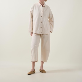 Solid Denim Overshirt