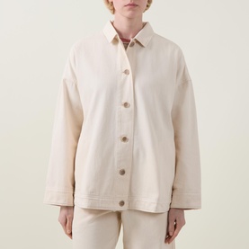 Solid Denim Overshirt
