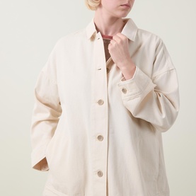 Solid Denim Overshirt