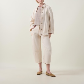 Solid Denim Overshirt