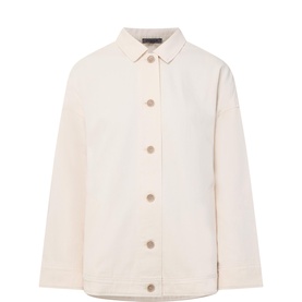 Solid Denim Overshirt