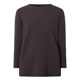 Diagonal Ribbed Sweater