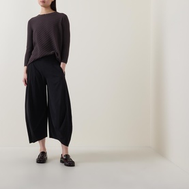 Diagonal Ribbed Sweater