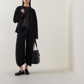 Diagonal Ribbed Sweater