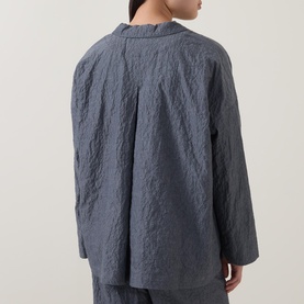 Textured Flap Pocket Overshirt