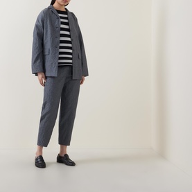 Textured Flap Pocket Overshirt