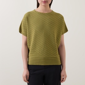 Diagonal Ribbed Sweater