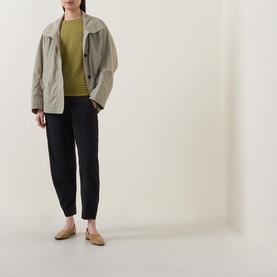 Diagonal Ribbed Sweater